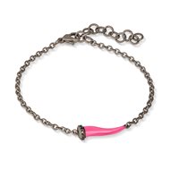Bracciale Mano-J. Lucky Horn in Titanio CHBRT5BBRKSMROSA - CHBRT5BBRKSMROSA